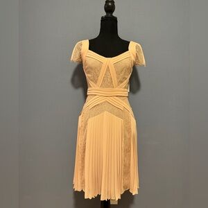 BCBG Maxazria bare pink dress